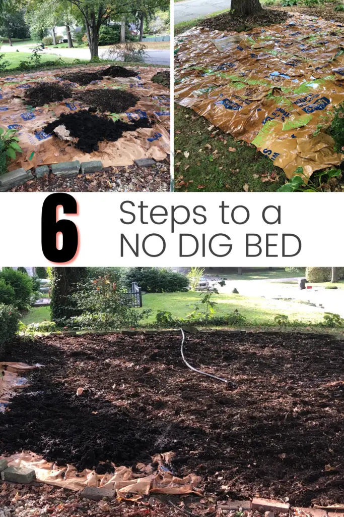 No Dig Flower bed in 6 Steps The Thrifted Planter