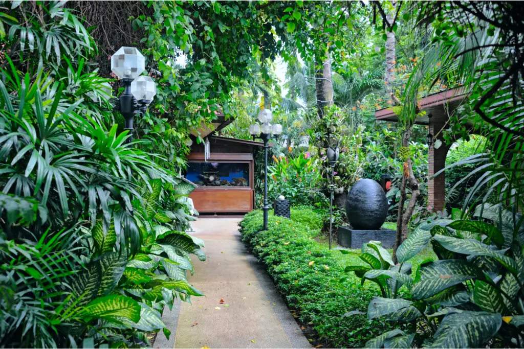 Backyard Tropical Garden Ideas